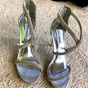 Steve Madden rhinestone stilettos